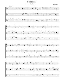 Partition Fantasia No.18 – partition complète, Fantasie per cantar et sonar con ogni sorte d’istrumenti