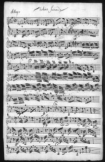 Partition violons II, Concerto â 6, D Major, Ræhs, Christian par Christian Ræhs