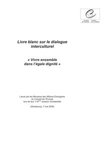 Livre blanc sur le dialogue interculturel