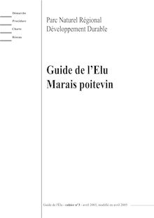 Guide de l Elu Marais poitevin
