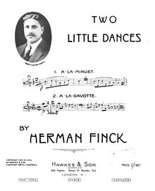 Partition complète, Two Little Dances, F major, Finck, Herman