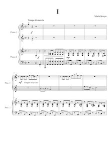 Partition mouvement I, Ensemble No.1 en C, C major, Kreyn, Mark