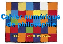 Cahier numérique de philosophie, TES2 - La démonstration
