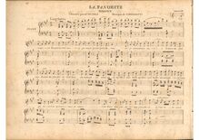 Partition complète, La favorite, Donizetti, Gaetano par Gaetano Donizetti
