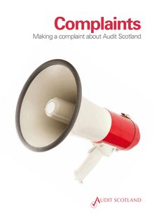 Making a complaint about Audit Scotland