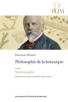 Philosophie de la botanique : suivie de Autobiographie