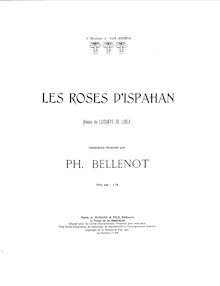 Partition complète, Les roses d Ispahan, Bellenot, Philippe