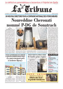 Noureddine Cherouati nommé P-DG de Sonatrach