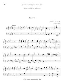 Partition , Trio (majeur) - , Trio (mineur), Pièces pour l’Orgue Dans un Genre Nouveau