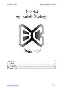 Tutorial Piemontais Sandwich