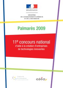 11e concours national palmarès 2009