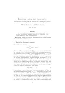 Functional central limit theorems for