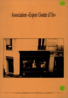 Plaquette de présentation EGO (1998)