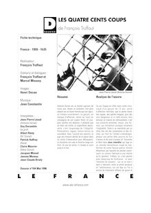 Les 400 coups par François Truffaut