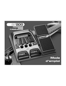 Notice Instruments de musique DigiTech  BP200