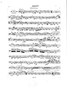 Partition violoncelle, Piano quatuor No.3, E minor, Ries, Ferdinand