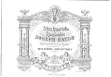 Partition complète, 3 Piano Trios, Hob.XV:27-29, Trois Sonatas pour Piano avec accompagnment de Violon et Violoncelle, No.87 par Joseph Haydn