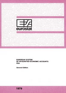 European system of integrated economic accounts ESA