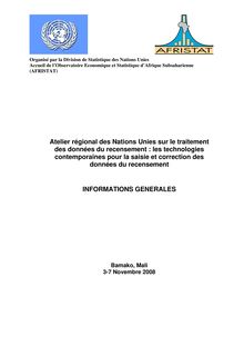 AFRISTAT                                                     DIVISION DE  STATISTIQUE DES NATIONS-UNIES
