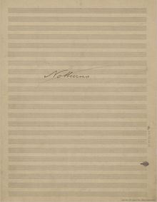 Partition complète, lyrique pièces, Op.54, Grieg, Edvard