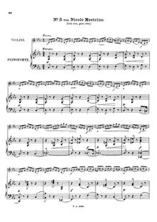 Partition complète, Caprice en C minor, Kaprice, C minor, Mestrino, Niccolò