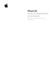 Notice Téléphone portable Apple  iPhone OS
