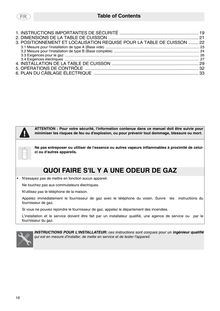 Notice Plaque SMEG  HB96CXU3