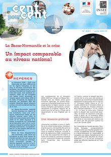 La Basse-Normandie et la crise    Un impact comparable au niveau national