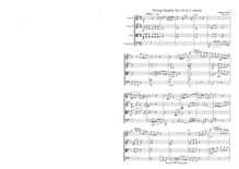 Partition complète, 3 corde quatuors (Nos. 16-18), Op.36, Onslow, Georges