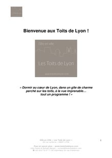 Bienvenue aux Toits de Lyon !