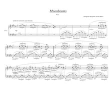 Partition Moonbeams, Nocturne en E Moonbeams, E major, Belew-Sakaguchi, Benjamin-Akeala