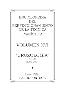 Partition complète, Cruzología, Parodi Ortega, Luis Félix