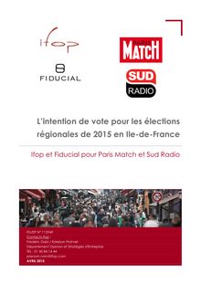Elections régionales 2015 en Ile-de-France :Valérie Pécresse en position de force