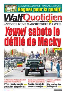 Walf Quotidien N°9303 - du mardi 28 mars 2023