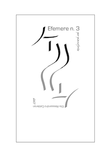 Partition Efemere No.3 - partition complète, Efemere, Calderan, Elia Alessandro
