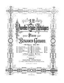 Partition , Guirlandes, 12 Nouvelles Étude Artistiques, Godard, Benjamin par Benjamin Godard