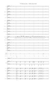 Partition Domine Jesu, Misa de Requiem en do sostenido menor, C♯ minor