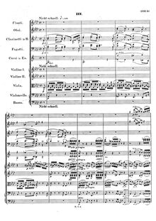 Partition , Nicht schnell, Symphony No.3, Op.97, "Rhenish" par Robert Schumann