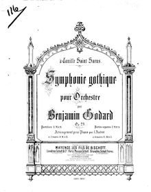 Partition complète, Symphonie Gothique, Godard, Benjamin par Benjamin Godard