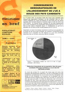 12/01 STATISTIQUES EN BREF - POPULATION ET CONDITIONS SOCIALES