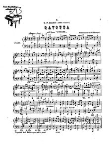 Partition complète, Ottone, re di Germania, Handel, George Frideric par George Frideric Handel