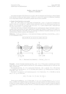 Universite de Nice Annee Departement de Mathematiques Licence MI SM 1e annee