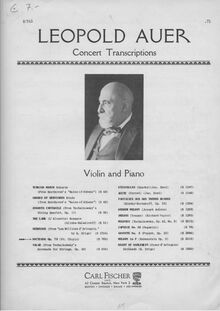 Partition violon et partition de piano, Nocturne, Op. 72 No. 1 (Posthumous)