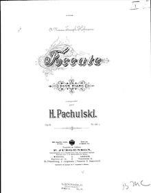 Partition complète, Toccata, Op.19, Pachulski, Henryk