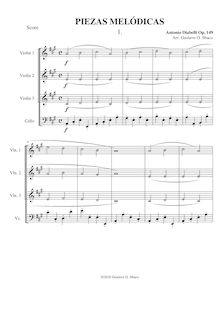 Partition compléte, 28 Melodische übungstücke, Melodic Practice Pieces