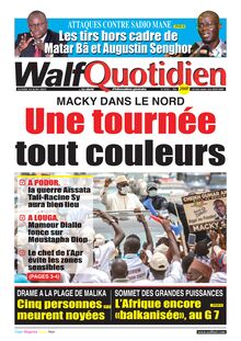 Walf Quotidien n°8765 - du lundi 14 juin 2021