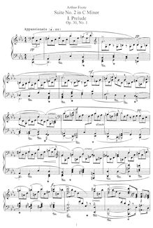 Partition complète,  No.2, Op.30, Foote, Arthur