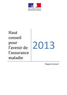 Rapport annuel du HCAAM 2013