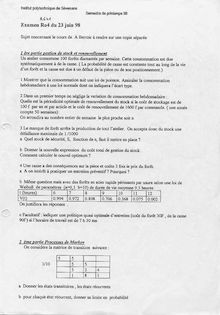Optimisation et recherche opérationnelle 1998 Génie Informatique Université de Technologie de Belfort Montbéliard