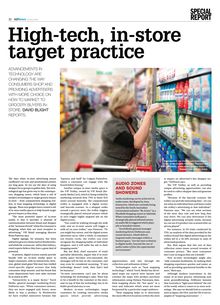 High-tech, in-store target practice